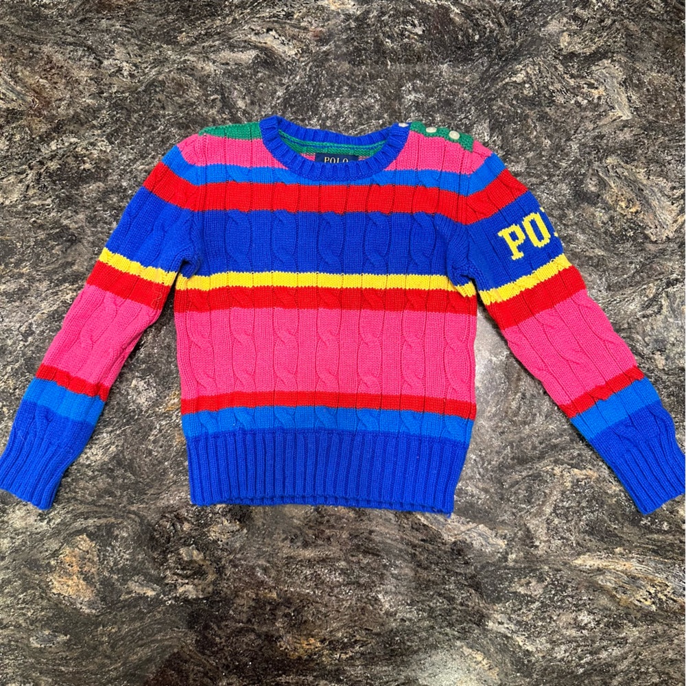 Polo sweater, 4T